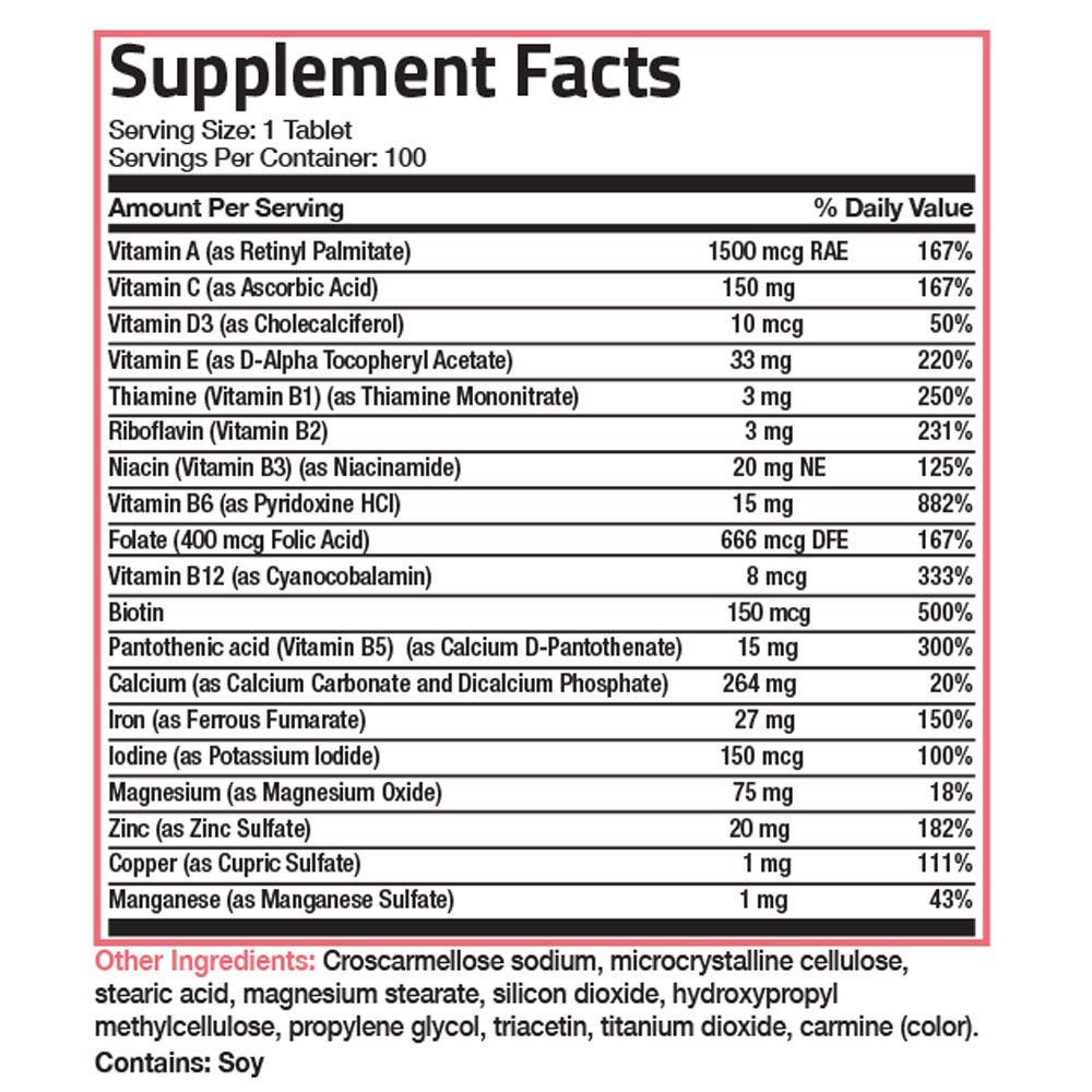 VITAMIN NỮ | Viên Uống Đẹp Da - Bronson Multivitamin Women's Formula  - Chính Hãng Suppcare Store