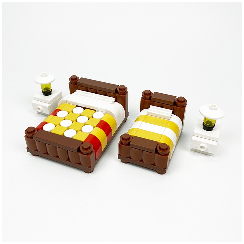 [FunBrick] Đồ Chơi Khối Xây Dựng Một Bên Cạnh Giường Ngủ Để Bàn Trang Trí DIY Tương Thích Với Tòa Nhà Cổ Điển Phù Hợp Làm Quà Minifigure MOC