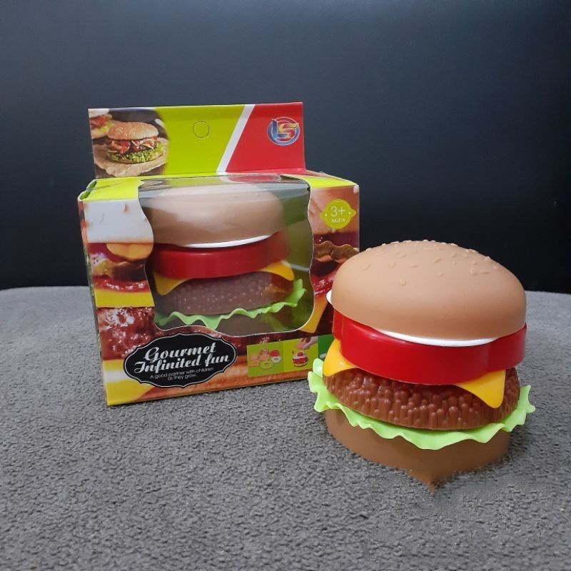 Đồ Chơi Hình Bánh Burger Độc Đáo | Bánh Burger Gourmet Chuyên Dụng Chất Lượng Cao | Bộ Đồ Chơi Thiết Kế Sáng Tạo Dành Cho Bé | Bộ Đồ Chơi Thiết Kế Sáng Tạo Dành Cho Bé