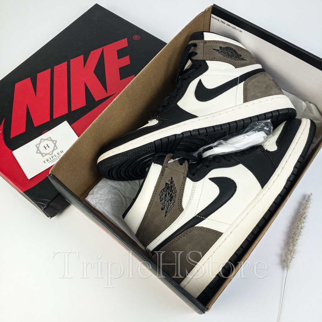 Giày Sneaker - Jordan 1 Dark Mocha - Phiên Bản Tiêu Chuẩn