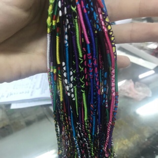 Vòng lắc tay thổ cẩm may mắn ( ảnh thật)