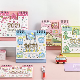 (Hình thật) Lịch bàn 2021 siêu cute mừng năm mới!