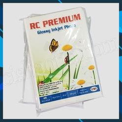 GIẤY IN ẢNH GLOSSY RC PREMIUM 4R( XẤP 50 TỜ KHỔ A6)