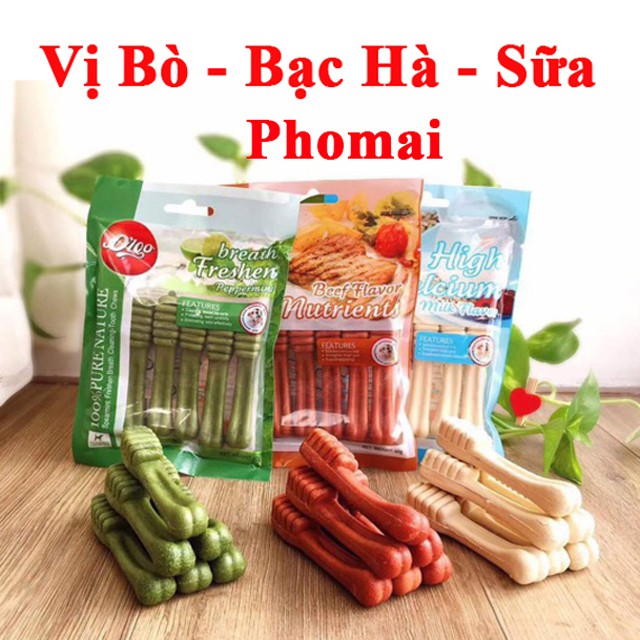 Xương Orgo cho chó gặm sạch răng thơm miệng