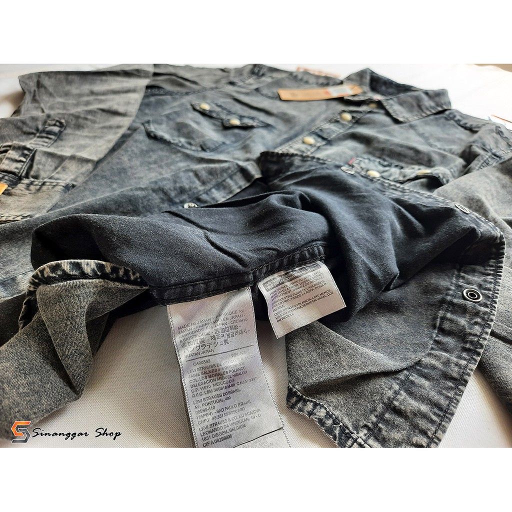 Levis Áo Sơ Mi Jean Thời Trang Cá Tính Trẻ Trung