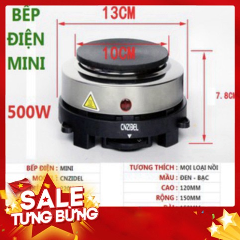 [FREE SHIP] BẾP ĐIỆN MINI 500W không kén nồi model YQ-105 4.9