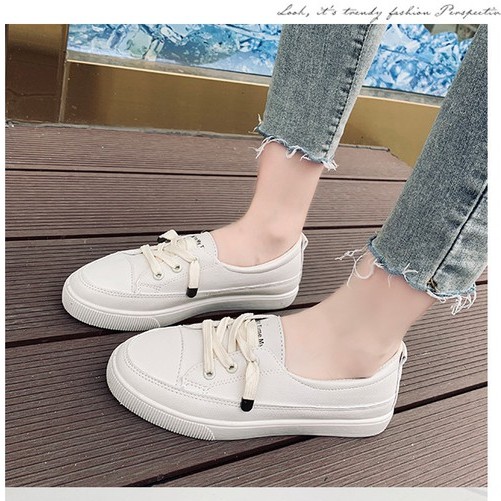 Giày Thể Thao Nữ [FREESHIP] Giày nữ hot trend đế bằng xinh xắn dễ thương năng động - Giảm ngay 20k - E2E2E2