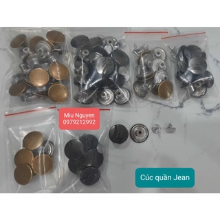 Túi 20 bộ cúc đóng quần bò (Jean)