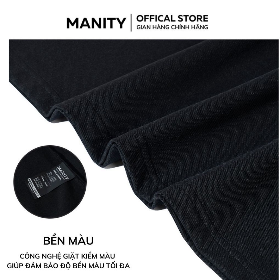 Áo Polo nam vải cá sấu cao cấp, áo thun nam cổ bẻ phối cổ 2 màu sang trọng MANITY - PLM001 - Hàng mới về