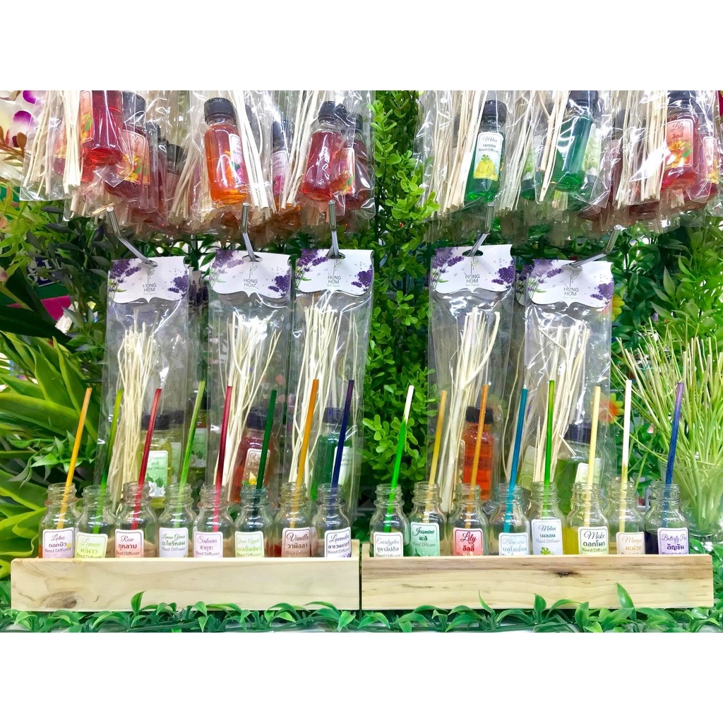 Tinh Dầu Thơm Phòng Thiên Nhiên Reed Diffuser Honghom Que Gỗ Khuếch Tán Thái Lan 15ml
