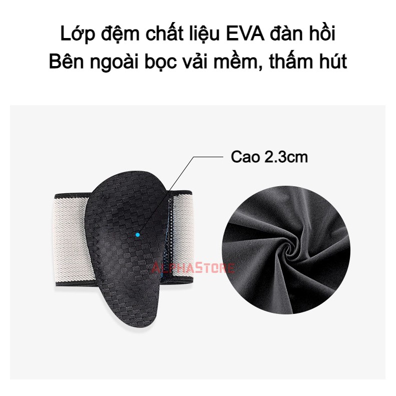 Vớ Bàn Chân Bẹt, Tất Chỉnh Hình Bàn Chân Phẳng Dầy 2.3cm, Chất Liệu EVA - Lót Giày Bàn Chân Bẹt Dạng Tất, Đi Trong Nhà