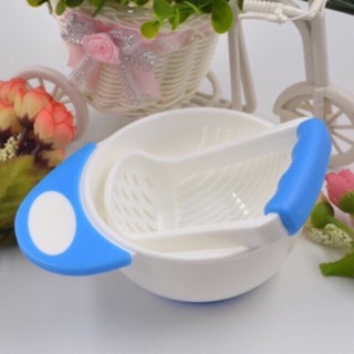 Bộ Nghiền Thức Ăn Dặm Cho Bé (1 Bát + 1 Tay Nghiền)