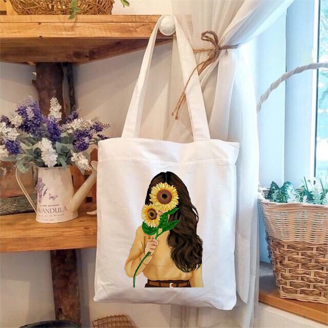 [Bán sỉ] 100 mẫu hot nhất Túi Tote Vải canvas Đẹp Cực Hot có khóa miệng