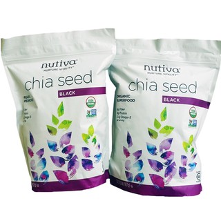 HẠT CHIA SEED ORGANIC SUPERFOOD NUTIVA CHÍNH HÃNG MỸ 1,36 kg