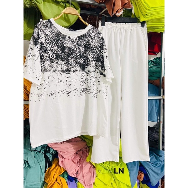 Sét áo vảy sơn + quần kaki DA6