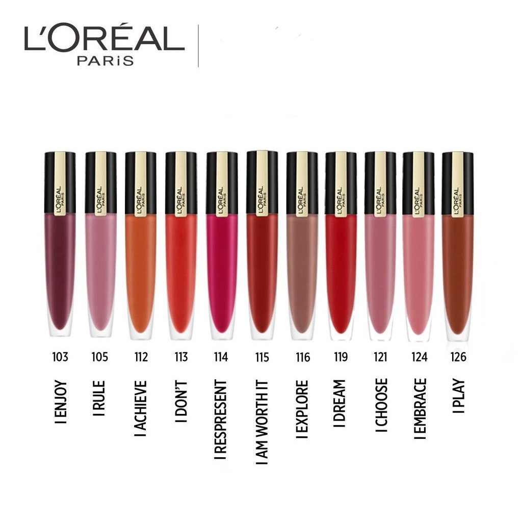 (hàng Mới Về) Son Môi L 'oreal Dạng Lỏng Lên Màu Đẹp 103-141 | BigBuy360 - bigbuy360.vn