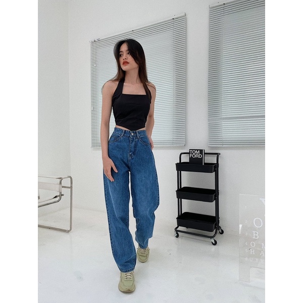 Quần jean ống rộng REVERCLOTHINGS Sue Straight Jeans