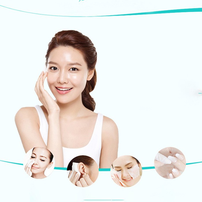 Bông tẩy trang, bông tẩy trang cotton 222 miếng, mềm mại, an toàn cho mọi làn da