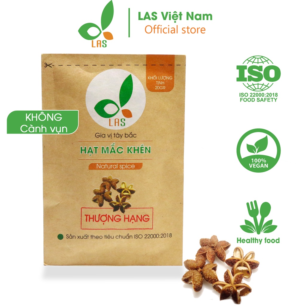 Hạt mắc khén thượng hạng LAS - Gói 20gr