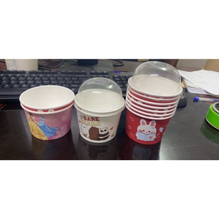 Ly kem - Cốc Cừu 250ml (Set 100 ly + nắp)