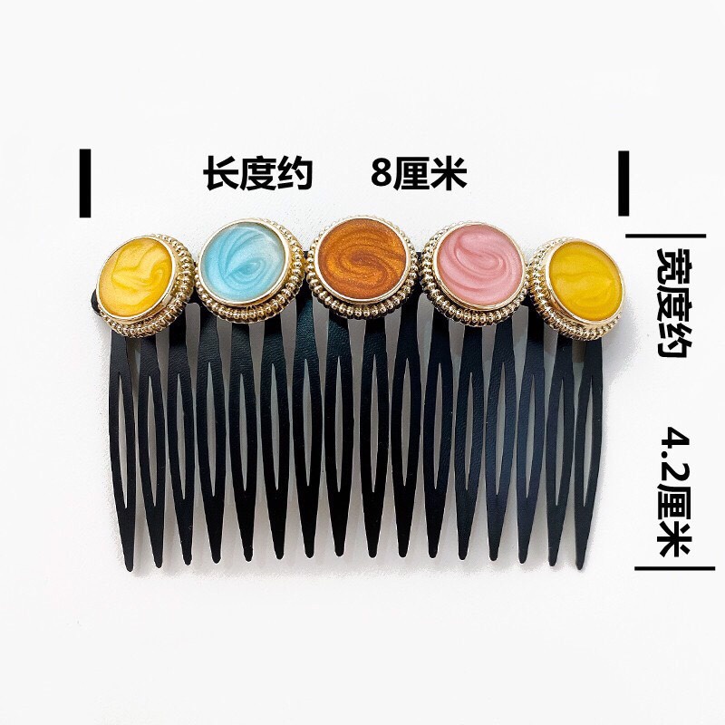 Xược Cài Tóc Mẫu Mới Phong Cách Hàn Quốc Lược Cài Tóc Đính Đá PK34