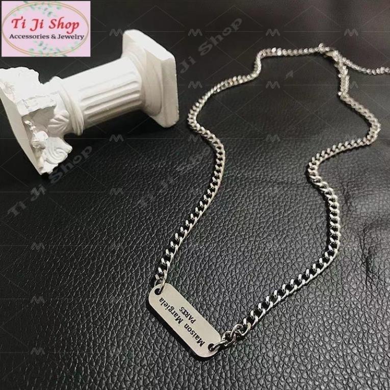 Dây chuyền mặt chữ phong cách Hàn Quốc đơn giản