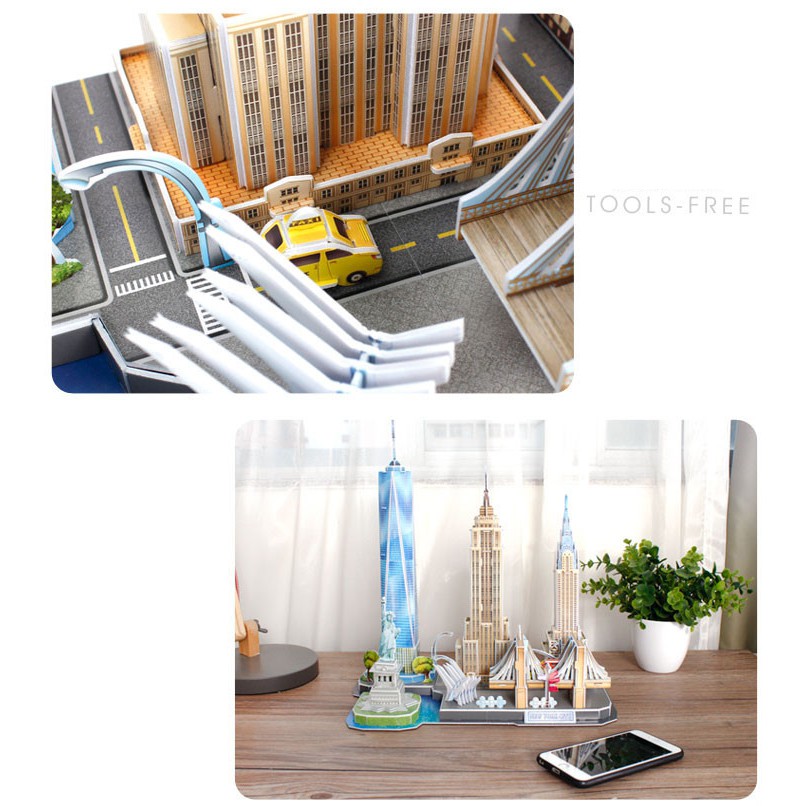 Mô hình giấy 3D CubicFun - City Line New York - MC255h