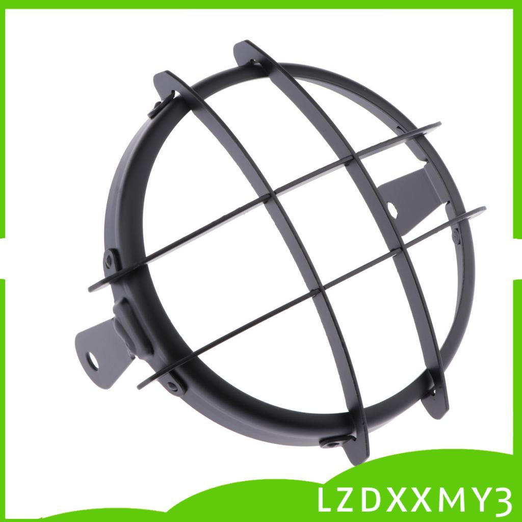 Mặt Nạ Lưới Hình Vuông Bằng Kim Loại 5.75inch Bảo Vệ Đèn Pha Xe Mô Tô Lzdxxmy3