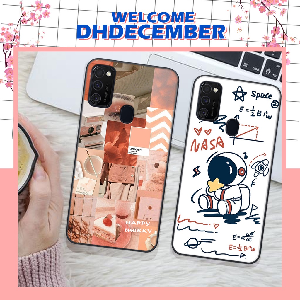 Ốp lưng Samsung  M21 / M31 / M30S in hình nice ,good luck happy ốp xinh viền dẻo đẹp chất