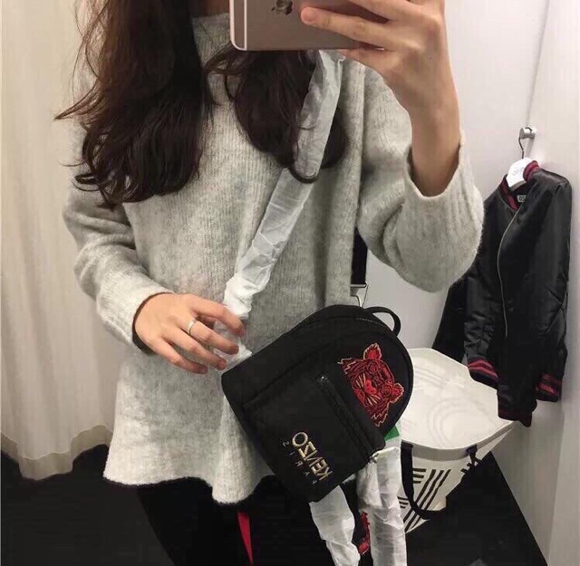 Balo Kenzo mini full bõ còn 1 hồng xả #160k