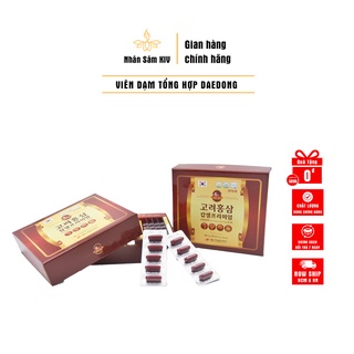 Viên Uống Đẹp Da Đạm Tổng Hợp Deadong - Hộp giấy 60v - Hồng Sâm Hàn Quốc Nhung Hươu Linh Chi - Hồng sâm cao cấp