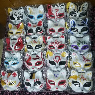 (Mask fox_cosplay) Mặt nạ mèo vẽ Mặt Nạ Cáo
