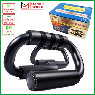 Dụng cụ tập hít đất cầm tay thép cứng – màu đen - dụng cụ chống đẩy cao cấp
