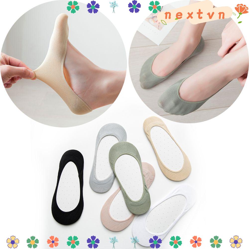 Đôi tất silicone cắt thấp chống trượt siêu mỏng ẩn dưới giày cho nữ