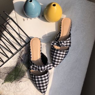 Slingback nơ cao 2cm