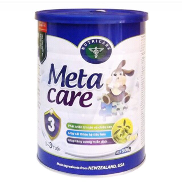 2 hộp sữa metacare số 3 900g