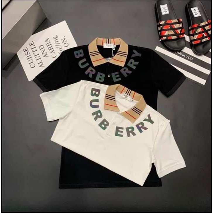 [DEAL KHỦNG] Áo Polo Cao Cấp ⚡ĐỦ SIZE 42 KG-80 KG ⚡Áo Polo Bur.ber.ry logo phản quang | BigBuy360 - bigbuy360.vn
