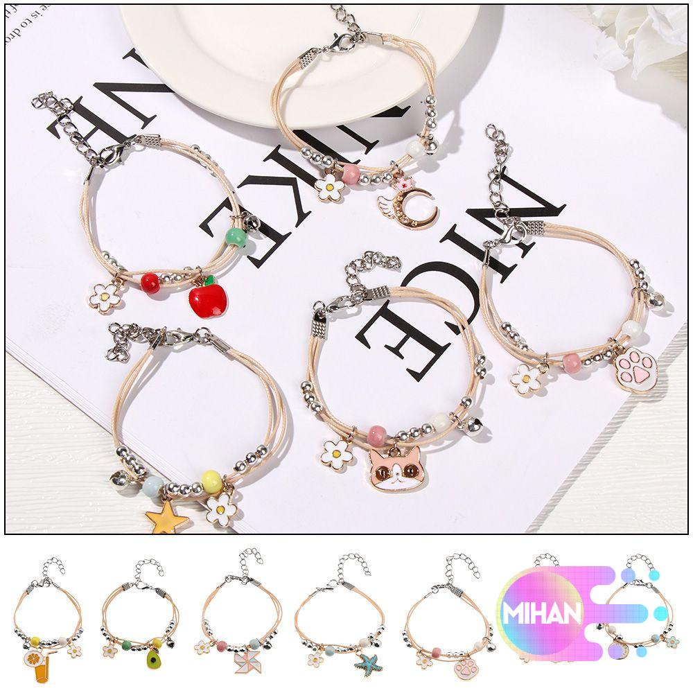 Vòng Tay Tình Bạn Bện Hạt Sáng Tạo Thời Trang Cho Nữ Mihan1