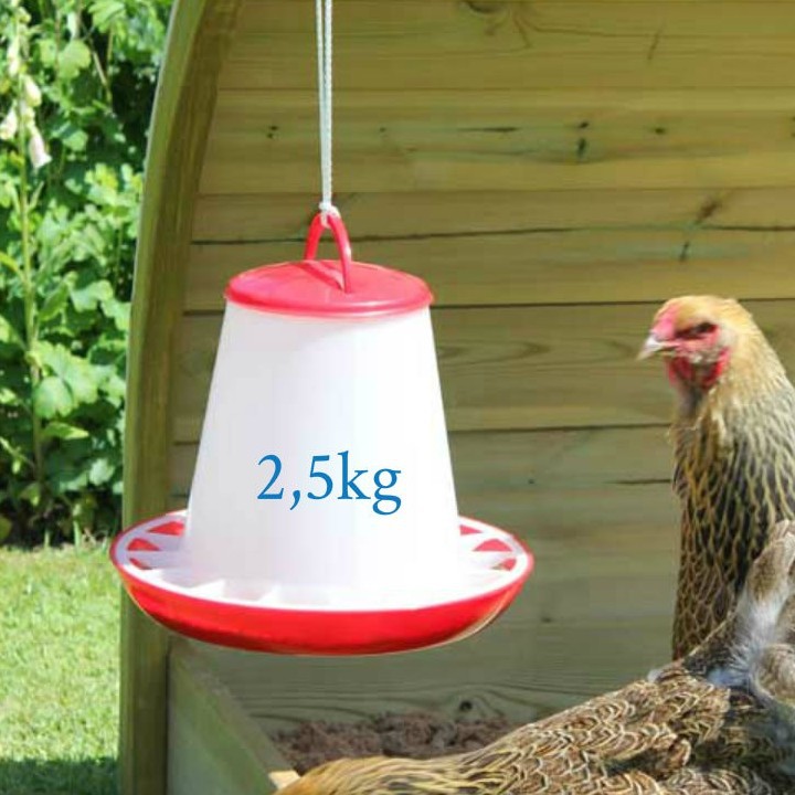 Máng Ăn Cho Gà Chống Bới, 2. 4. 7.10 Kg