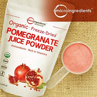 Bột lựu hữu cơ Micro Ingredients Pomegranate Juice Powder 454g