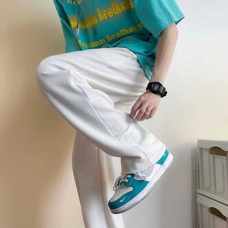 Quần ống rộng Thoáng Khí Thời Trang Hàn Quốc Cho Nam Nữ