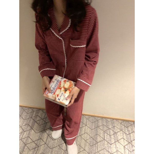ORDER_ Bộ Ngủ Caro Đỏ Tiểu Thư N104