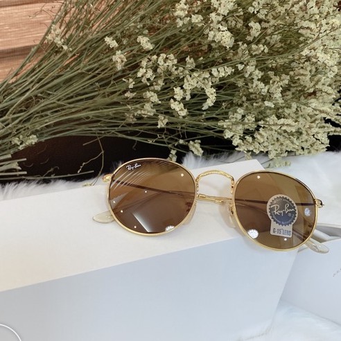 Kính mát rayban tròn, cho cả nam và nữ 3447