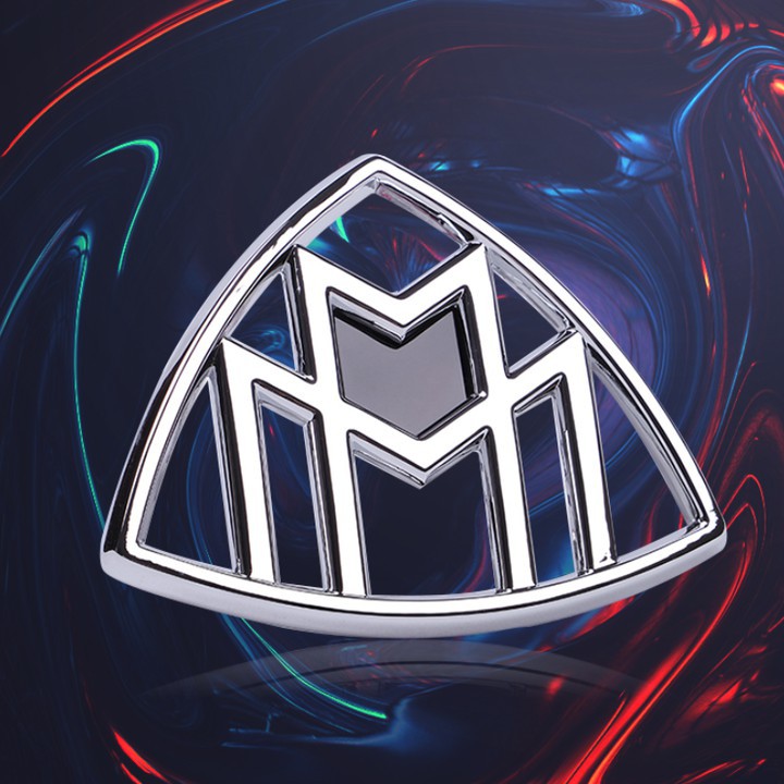 1 chiếc logo biểu tượng sau xe Maybach/ Dùng độ xe Mercedes: Mã G80705