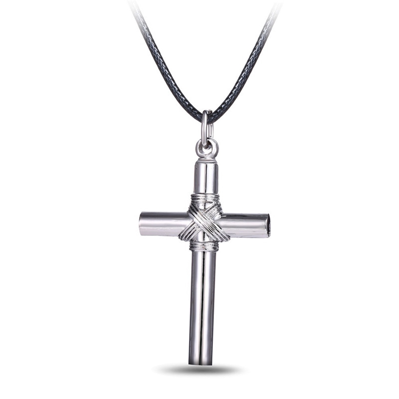 Dây chuyền mặt chữ thập kiêm còi thổi hóa trang hoạt hình