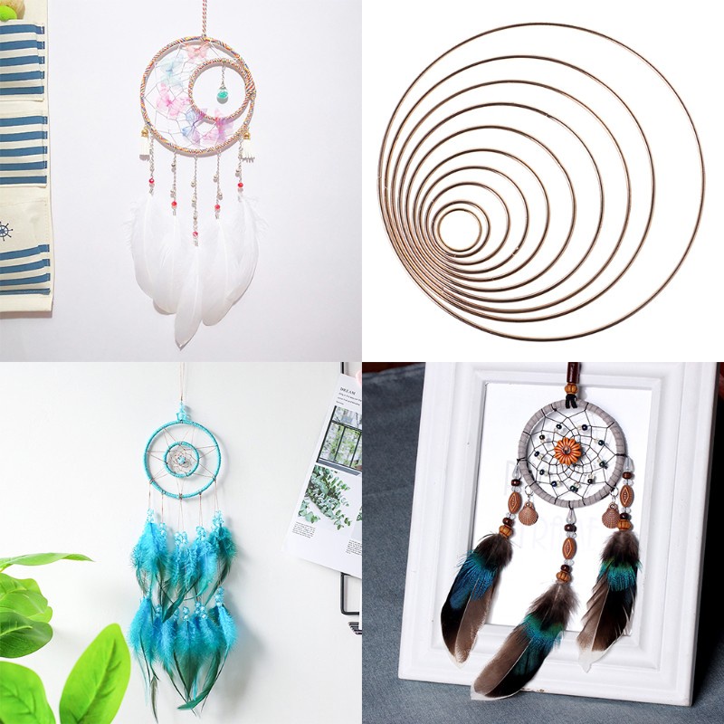 Vòng Kim Loại Làm Dreamcatcher Thủ Công 35-190mm