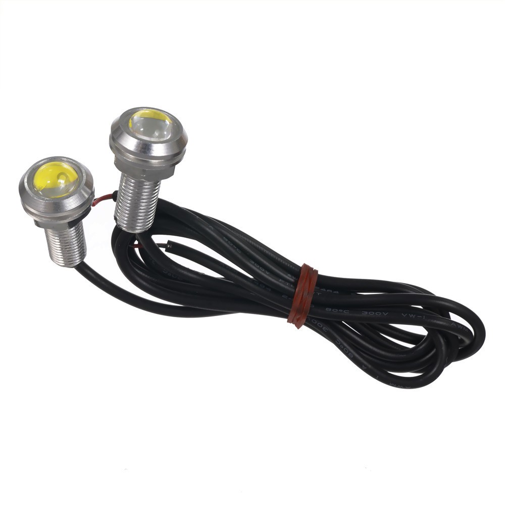 Chip COB 18mm Phá Sương Mù Chạy Ban Ngày DRL Siêu Mỏng Chống Nước Cho Xe Hơi / Xe Máy