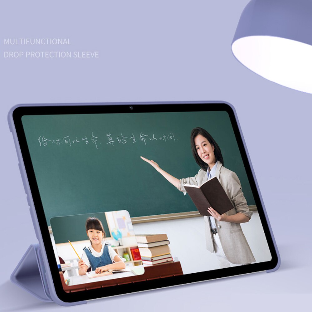 Ốp Lưng Da Gập Chống Sốc Siêu Mỏng Cho Samsung Galaxy Tab S6 Lite 2022 P613 P619 A7 10.4 A7 Lite S8 S7 A8 10.5