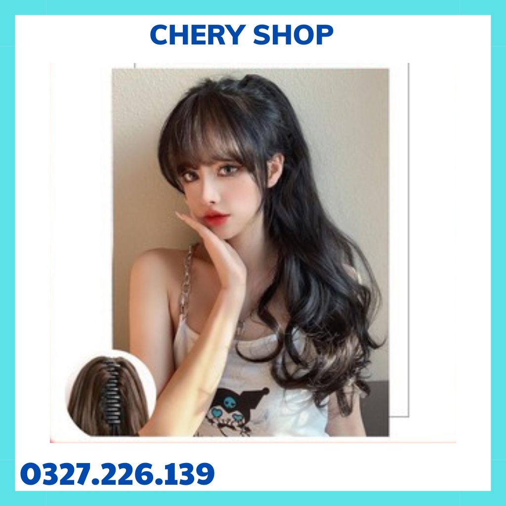 Tóc giả ngoặm FREESHIP ngoặm xoăn dợn p103