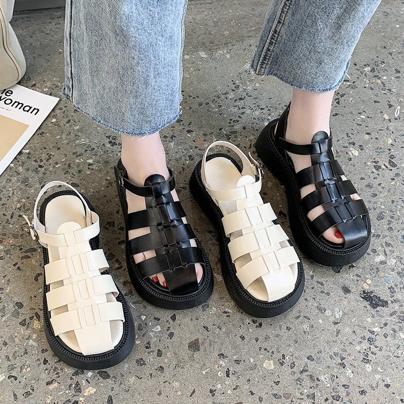 Giày Sandal Đế Dày Hở Ngón Thời Trang Mùa Hè Dành Cho Nữ